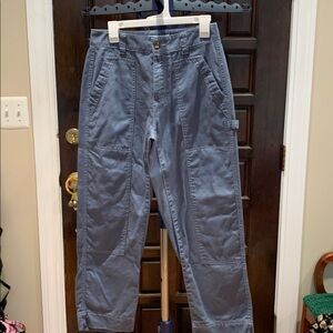 Old Navy Blue High-Rise Straight Pants